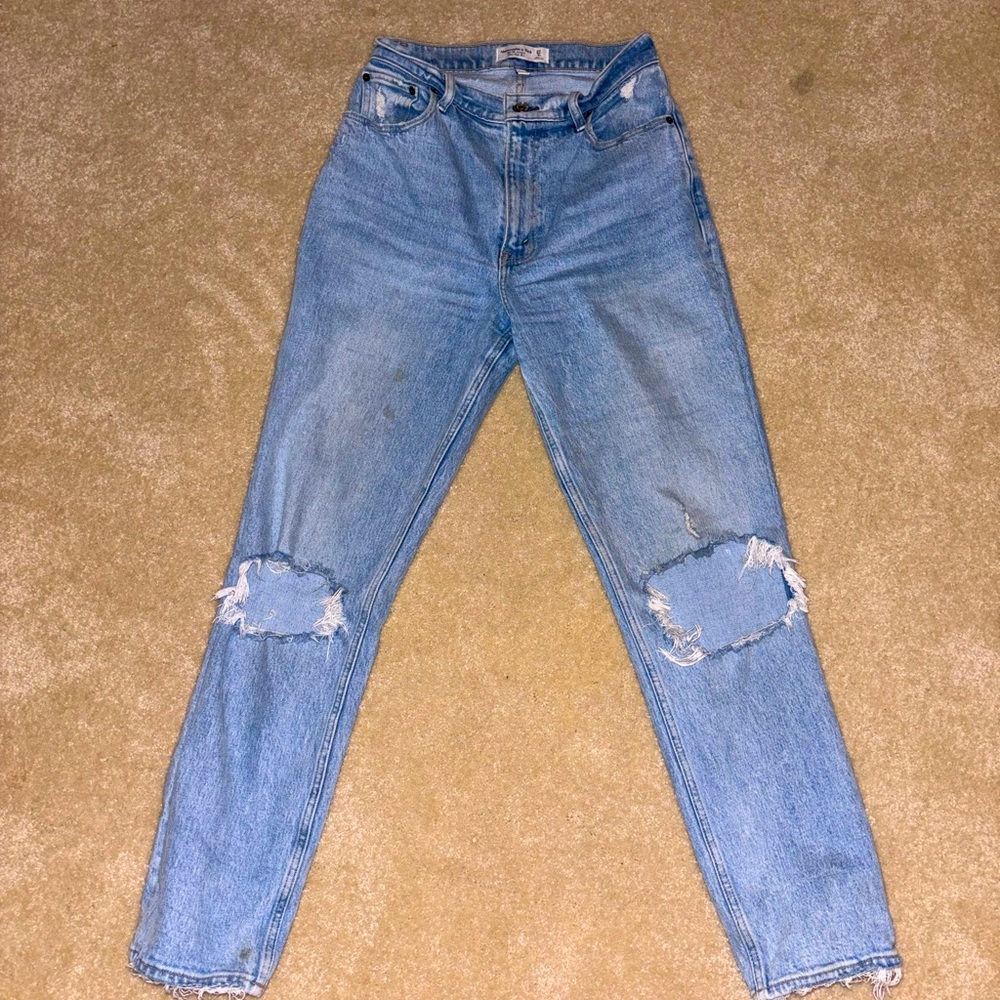 Abercrombie 90’s straight curve love jeans
